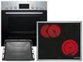 Produktbild: Bosch HND211FH61 Set Herd HEF113BS1 Edelstahl + Kochfeld NKN645GA2E + 1 zus�tzliches Backblech HEZ431002