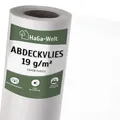 Produktbild: HaGa Abdeckvlies 19g/m² in 3,2m Breite - Frostschutzvlies für Pflanzen - atmungsaktives Frühbeet Vlies - Für Abdeckungen von Hochbeeten (Meterware)