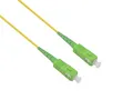 Produktbild: helos LWL Patchkabel OS2 Simplex 2,0mm SC/APC-SC-APC 9/125µm gelb 10m LSZH