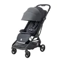 Produktbild: Ergobaby Metro3 Kinderwagen Buggy mit Liegefunktion, Baby-Buggy ab Geburt bis 22kg (0-4 Jahre), Zusammenklappbar und Autositz Kompatibel, höhenverstellbarer Griff, ergonomischer Sitz, Graphite Grey