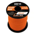 Produktbild: Paracord 550 Typ III | ø 4mm - 11 Kerne - max. 250 kg | 100% Nylonschnur - reißfest & extrem stabil | Nylonseil, Allzweckseil, Reepschnur & Outdoor Seil