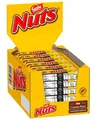 Produktbild: Nestlé Nuts Schokoriegel mit Karamell und Haselnüssen Karton 24 Riegel je 42 g
