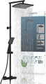 Produktbild: Schütte Duschbrause TRENTO, (Set), mit Thermostatarmatur, 3-fach verstellbar, Antikalk-Noppen