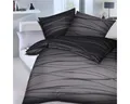 Produktbild: Kaeppel Bettwäsche Satin Essential Motion in vers. Größen zur Auswahl Streifen grau, Mako-Satin, 2 teilig, Wendebettwäsche aus 100% Baumwolle