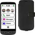 Produktbild: Swissvoice S510-M mit Wallet Case, Seniorenhandy mit WhatsApp und Videotelefonie