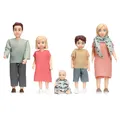 Produktbild: Lundby Puppen für Puppenhaus-Familie – Puppenfamilie Charlie – Biegepuppen – Zubehör & Figuren – Maßstab 1:18