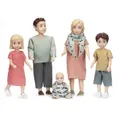 Produktbild: Lundby Puppenhaus Charlie Familie Mutter Dad Mit 2 Kinder Und Baby Modern People