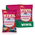 Produktbild: VIVIL Waldfrucht mit 8 Vitaminen, 15 Beutel, Multivitaminbonbons mit Waldfruchtgeschmack, zuckerfrei & vegan, 15 x 120g