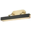 Produktbild: Elstead Lighting Led-Wandleuchte Alora, Messing, Metall, Kunststoff, Leder, Longlife-Leder, G, 50.2x19.7 cm, Lampen & Leuchten, Innenbeleuchtung, Smart Lights, Smart Home Wandleuchten