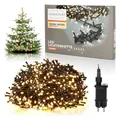 Produktbild: Nordstern LED Büschel Lichterkette Warmweiß 1200 LEDs- Weihnachtsbaum Deko Beleuchtung für Innen & Außen mit Stecker 24 m - Cluster Tannenbaum Weihnachtsbeleuchtung