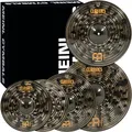 Produktbild: Meinl Becken Set Box Pack mit 14 Zoll Hihats, 20 Zoll Ride, 16 Zoll Crash, plus gratis 18 Zoll Crash - Classics Custom Dark - Made in Germany