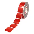 Produktbild: 1m Reflexite VC 104+ Rot Curtain Grade Segmented Konturmarkierung Reflexband