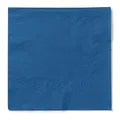 Produktbild: Mank Cocktail-Serviette | Servietten aus Tissue 24 x 24 cm ¼ Falz | Premium Einweg-Serviette | Basic | 150 Stück | praktische Einmal-Serviette für Gastronomie und Feiern | (Blau, 25 x 25 cm)