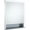 Produktbild: KEUCO Royal Lumos Spiegelschrank Wandeinbau 1-türig, kurze Tür, mit Spiegelheizung, Anschlag rechts, 650mm, 14331171104