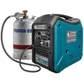Produktbild: Könner & Söhnen Hybrid Inverter Stromerzeuger KS 2000iG S, 2000W, Dual Fuel LPG/Benzin, reine Sinuswelle, leise, Gas-Generator, Camping