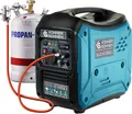Produktbild: Könner & Söhnen Stromerzeuger KS 2000iG S, 2,00 in kW, (Superleiser Hybrid-Inverter (LPG/Benzin), 1-tlg., 2.0 kW, 62 dB(A), ECO-Modus für 50% Kraftstoffersparnis), Reine Sinuswelle, 19 kg, Parallelschaltung, EURO V