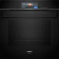 Produktbild: Siemens iQ700, Einbau-Dampfbackofen, 60 x 60 cm, Schwarz, HS958GCB1 (Lager/NB)
