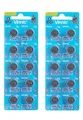 Produktbild: 20x AG13 LR44 Knopfzelle Batterie 1,5V Alkaline Vinnic Vorrat