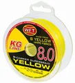 Produktbild: WFT Angelschnur WFT KG 8 gelb 600m - Geflochtene Angelschnur, 0.14 m Länge, 0.14 mm Fadendurchmesser, (600-St)