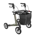Produktbild: Rehasense Server Aluminium Leichtgewichtrollator champagner M - 55 cm TPE-Bereifung