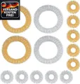 Produktbild: Finger Massageringe Set für Stressabbau, Durchblutung, Konzentration, eloxiert