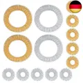 Produktbild: 14 Stück Finger Massageringe und Massage Armbänder (10 Ringe, 4 Armbänder), Ak