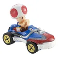 Produktbild: Hot Wheels GBG30 - Mario Kart Replica 1:64 Die-Cast Toad, Spielzeug ab 3 Jahren