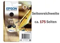 Produktbild: Originale Epson 16 16 XL Patronen Tinte Druckerpatrone T1631 Füller WorkForce WF
