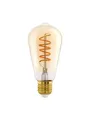 Produktbild: EGLO LED-Lampe ST64 Spiral 4W/820 245 lumen amber dimmable E27