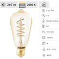 Produktbild: Eglo - Led Deko Leuchtmittel Edison St64 E27 4w Amber 2000k Leuchtmittel