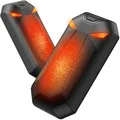 Produktbild: YAZEKY Handwärmer Elektrisch Geschenke für Männer - 2er Pack Männer Geschenke Weihnachten Wiederaufladbarer Heizung 6000mAh, Ideen Geschenke Magnetische Handwärmer Gadgets für Outdoor Wandern Golf