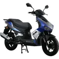 Produktbild: Motorroller Mustang FI 50 ccm 45 kmh EURO 5 blau-grau - Blau/Grau
