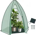 Produktbild: WOLTU Gewächshaus, PE halbtransparentes Pflanzenhaus, Winterschutz, 160x180 cm, Grün