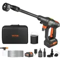 Produktbild: Vevor Akku Hochdruckreiniger Kabellos Wasser Druckreiniger Spritzpistole Druckreinigerpistole (250W 21V, 50bar, zur mobilen Reinigung und
