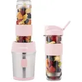 Produktbild: H.Koenig Standmixer SMOO12, mit 2 Trinkflaschen, 300 Watt, 570 ml, pastellpink