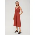 Produktbild: s.Oliver Midikleid Kleid Kleid mit Viskose orange 4XL (48)