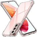 Produktbild: CoolGadget Rugged Handyhülle für Samsung Galaxy S22 Rugged Case, stoßdämpfende TPU Hülle Transparent Klar, kompatibel mit Samsung Galaxy S22 (6,1 Zoll)