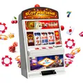 Produktbild: Slot Machine XL, Einarmiger Bandit im Spielautomat Design mit Licht und Sound, Geldspielautomat mit Lichtern, Münzautomat für Kinder und Erwachsene, Casino Automat für echtes Geld