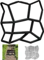 Produktbild: 8x Gartenwegform - Beton-Gießform - Gartenfliesenform - Zierpflaster - Zement