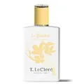 Produktbild: T.LeClerc – Parfum pudré 50 ml – Frangipani – Eau de Parfum für Damen – Frangipanierblüte, Vanille, Moschus, langer Halt, hergestellt in Frankreich bis Grasse