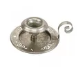 Produktbild: Viana Kerzenhalter Kerzenhalter Metall Vintage Silber Ø12cm Kammerleuchter mit