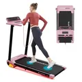 Produktbild: CITYSPORTS Elektrisches Laufband,Klappbares Laufband für Zuhause bis 12 km/h,mit LED-Anzeige,APP und 360° Tablet Holder,kompakte Walking Pad für... - Rosa