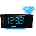Produktbild: Blaupunkt CRP81USB Radiowecker mit USB, Projektor & Temperaturanzeiger - Schwarz