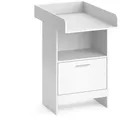 Produktbild: Vicco Wickelkommode, Weiß, Holzwerkstoff, 2 Fächer, 1 Schubladen, Rechteckig, 60x103x88 cm, Babymöbel, Wickelkommoden & Zubehör, Wickelkommoden