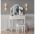 Produktbild: Vicco Schminktisch Kate, Weiß, 80 cm mit Hocker (2-St)