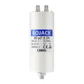 Produktbild: BOJACK CBB60 Motorkondensator 30uF 450V Anlaufkondensator 40x95MM Kondensator 30 µF 450 Volt M8-Stecker, geeignet für Elektromotoren und Schwimmbadpumpen, 50/60Hz