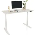 Produktbild: hjh OFFICE Elektrisch höhenverstellbarer Schreibtisch STAND PRO Computertisch höhenverstellbar 71.0 - 116.0 x 140.0 x 70.0 cm - Weiß