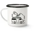 Produktbild: Tchibo - Emaille-Kaffeebecher Camping - schwarz