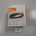 Produktbild: Denver Stirnlampe mit Akku und Sensor SSH-50 schwarz USB-C spritzwasserbeständig