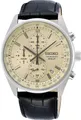 Produktbild: Seiko SSB383P1 Herren-Armbanduhr, Edelstahl-Gehäuse, Leder-Armband